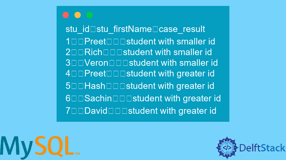 Case When En Mysql Delft Stack 4451